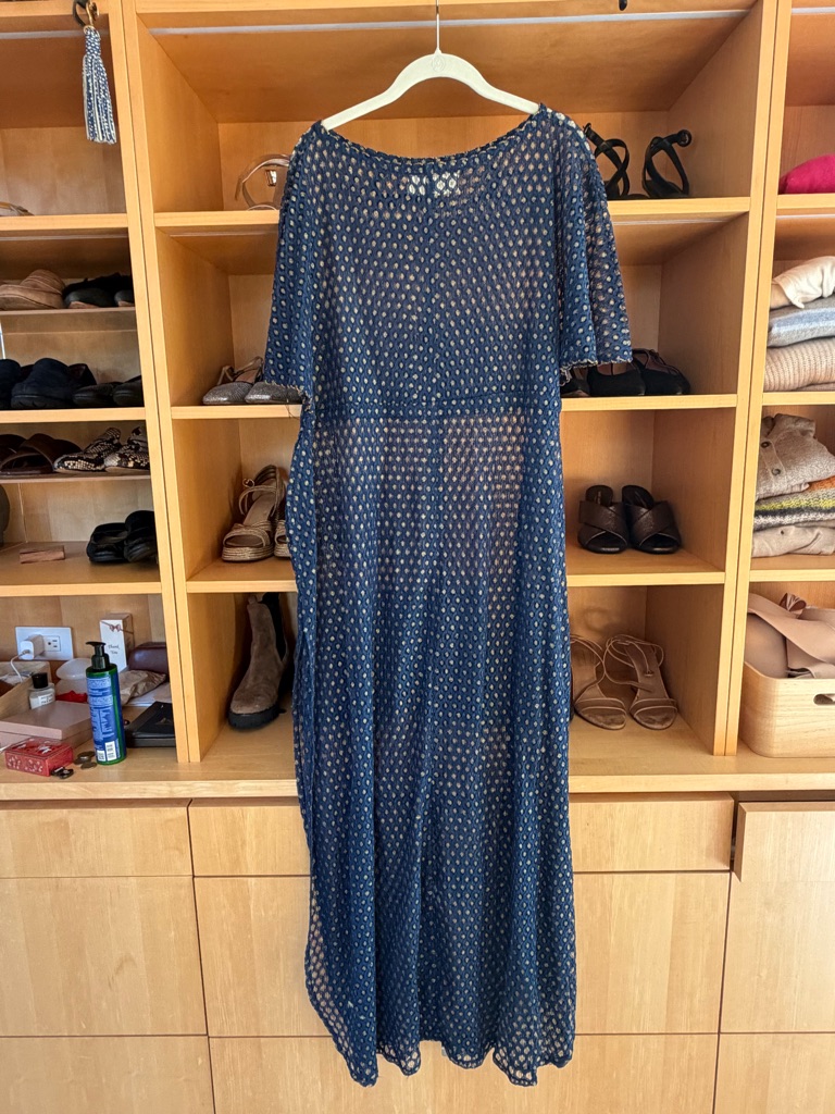 Blue Sheer Cover-Up/Caftan